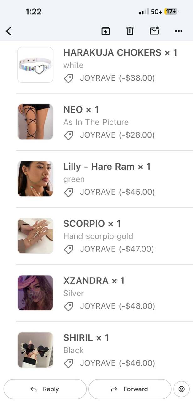 Joydiiia Rave Accessory Bundle Including six pieces - Picture 3 of 3